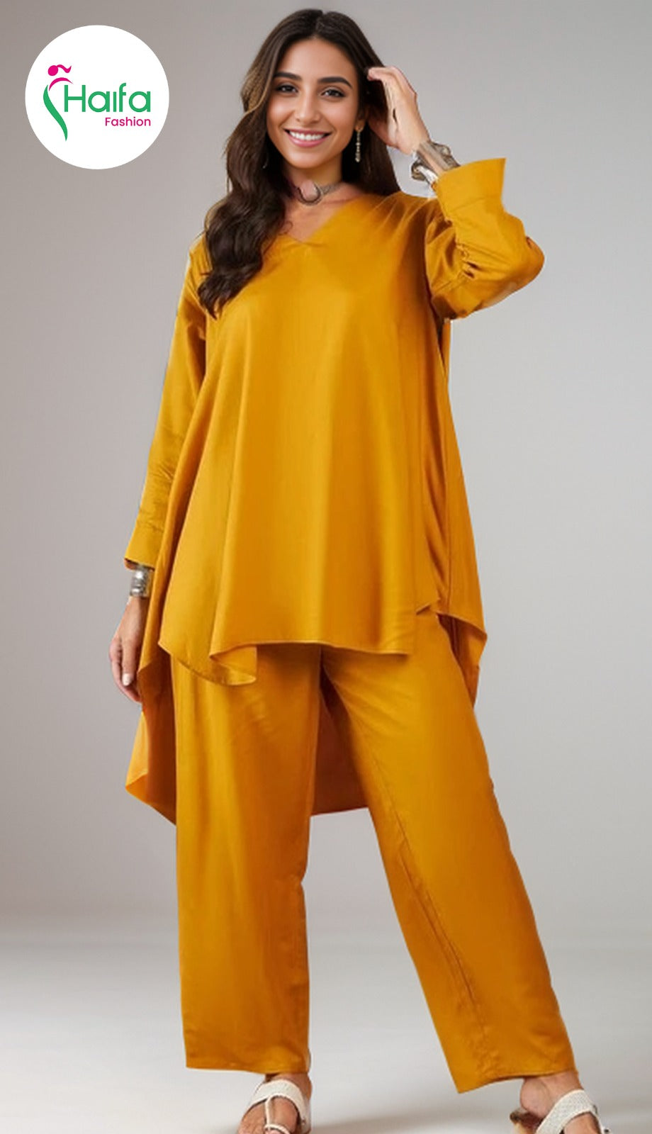 Golden Mustard Kaftan